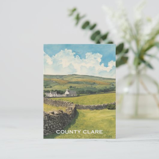 Carte Postale Comté de Clare Irlande (Debout devant)
