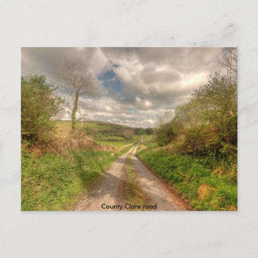 Carte Postale Comté de Clare Road (Devant)