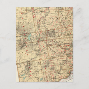 Carte Postale Comté de Clinton