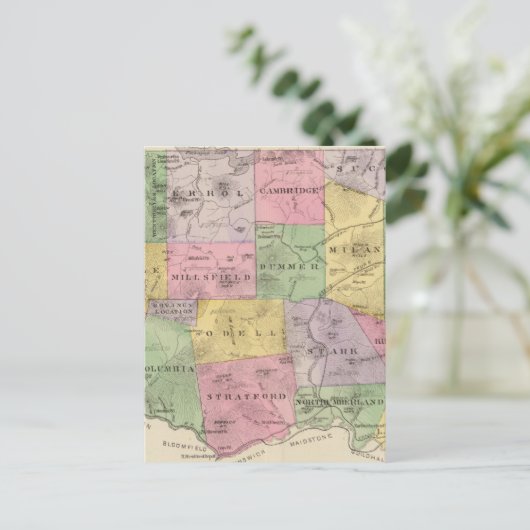 Carte Postale Comté de Coos, NH (Debout devant)