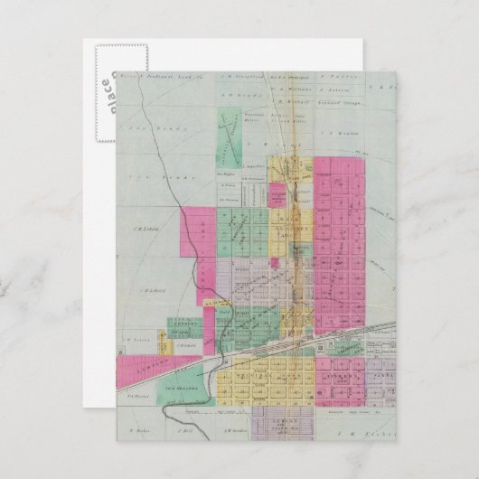 Carte Postale Comté de Dickinson, Kansas (Devant / Derrière)