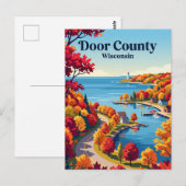 Carte Postale Comté de Door USA (Devant / Derrière)