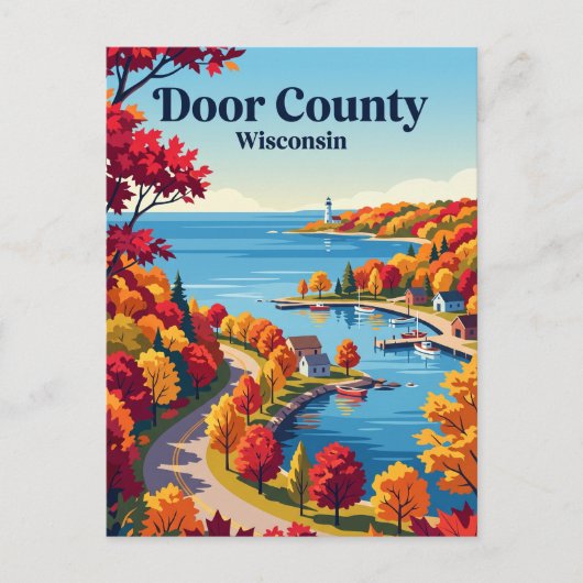 Carte Postale Comté de Door USA (Devant)