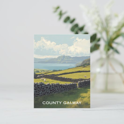 Carte Postale Comté de Galway Irlande (Debout devant)