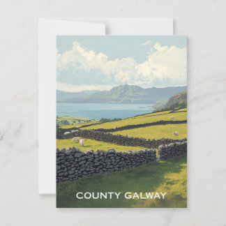 Carte Postale Comté de Galway Irlande