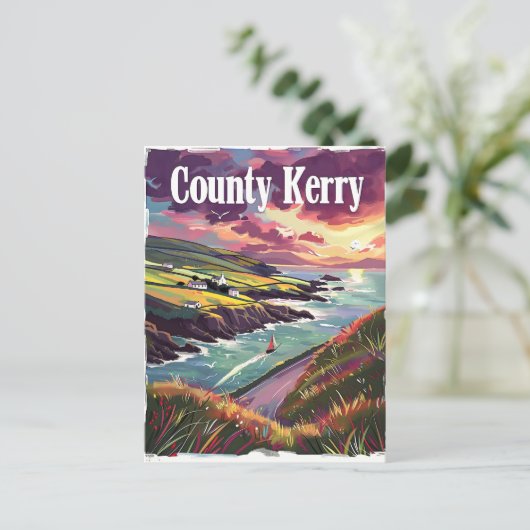 Carte Postale Comté de Kerry Irlande (Debout devant)