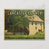Carte Postale Comté de Lancaster en Pennsylvanie (Devant)