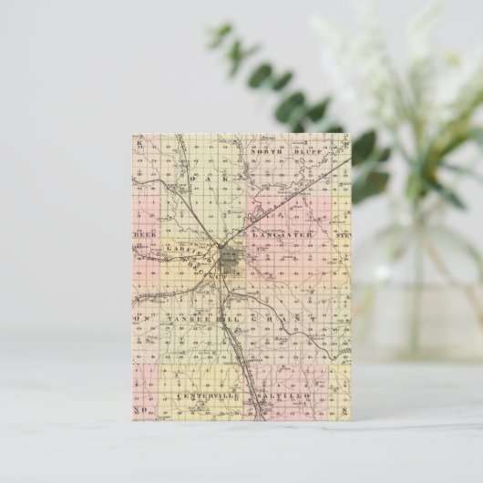 Carte Postale Comté de Lancaster, Nebraska (Debout devant)