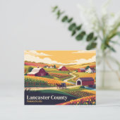 Carte Postale Comté de Lancaster Pennsylvanie (Debout devant)