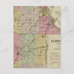 Carte Postale Comté de Leavenworth, Kansas