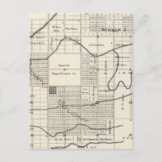 Carte Postale Comté de Madera, Californie 4 (Devant)