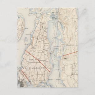 Carte Postale Comté de Newport, Rhode Island