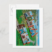 Carte Postale Comté de père Noël Cruz, Californie (Devant / Derrière)