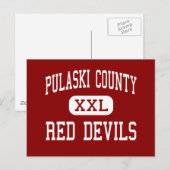 Carte Postale Comté de Pulaski - Red Devils - Hawkinsville (Devant / Derrière)