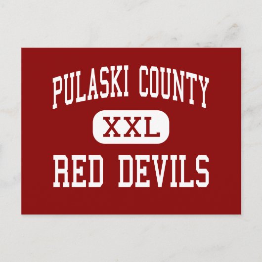 Carte Postale Comté de Pulaski - Red Devils - Hawkinsville (Devant)
