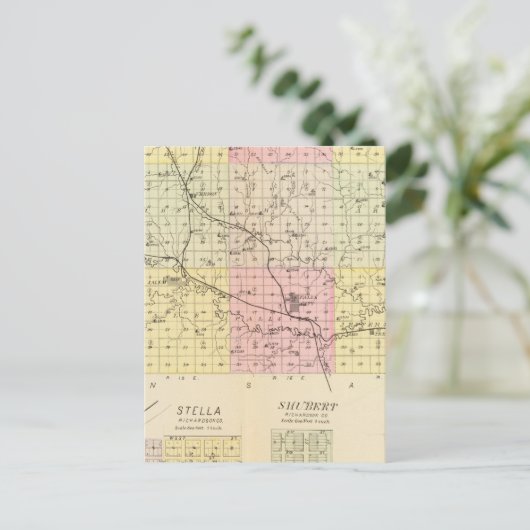 Carte Postale Comté de Richardson, Nebraska (Debout devant)