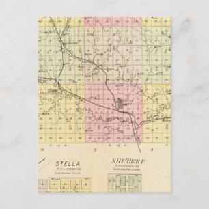 Carte Postale Comté de Richardson, Nebraska