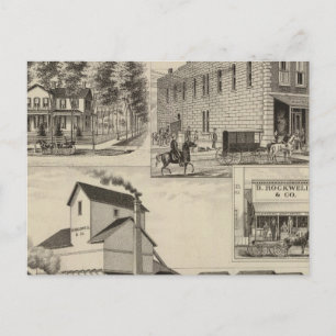 Carte Postale Comté de Rockwel, Kansas