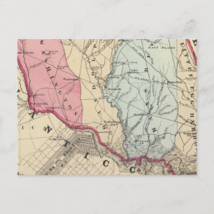 Carte Postale Comté de S Burlington, NJ