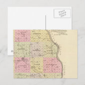 Carte Postale Comté de Saunders, Nebraska (Devant / Derrière)