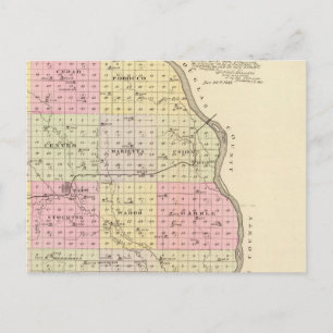 Carte Postale Comté de Saunders, Nebraska