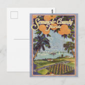 Carte Postale Comté de Seminole Floride vintage (Devant / Derrière)