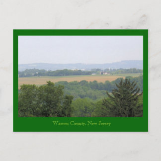 Carte Postale Comté de Warren, New Jersey