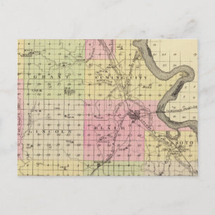 Carte Postale Comté de Washington, Nebraska