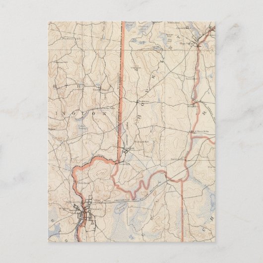 Carte Postale Comté de Washinton (Devant)