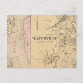 Carte Postale Comté de Waterville, Kennebec (Devant)