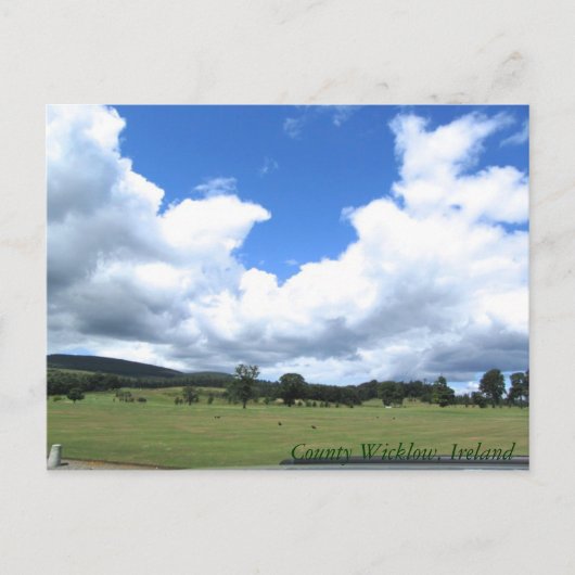 Carte Postale Comté de Wicklow, Irlande (Devant)