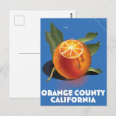 Carte Postale Comté d'Orange Californie (Devant / Derrière)