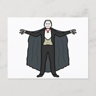 Carte Postale Comte Dracula Vampire