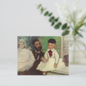 Carte Postale Comte Lepic et ses filles - Edgar Degas (Debout devant)