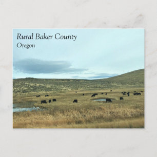 Carte Postale Comté Rural de Baker, Oregon