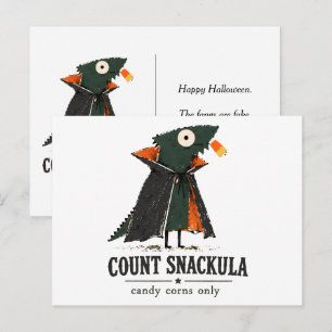 Carte Postale Comte Snackula Art de Dragon Barbu