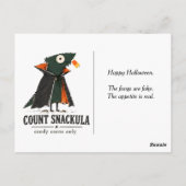 Carte Postale Comte Snackula Art de Dragon Barbu (Dos)