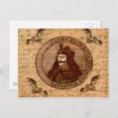 Carte Postale Comte Vlad Dracula (Devant / Derrière)