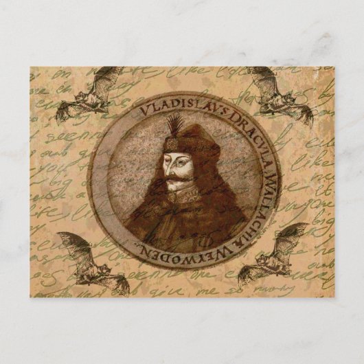 Carte Postale Comte Vlad Dracula (Devant)