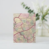 Carte Postale Comtés de Northampton, Carbon, Monroe, Lehigh (Debout devant)