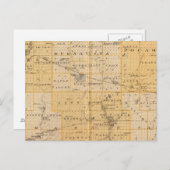 Carte Postale Comtés de Pocahontas, Cherokee (Devant / Derrière)