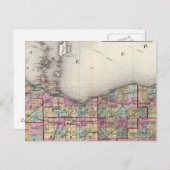 Carte Postale Comtés de Sandusky, Seneca et Summit (Devant / Derrière)