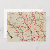 Carte Postale Comtés de Sonoma, Marin, Lake et Napa (Devant / Derrière)