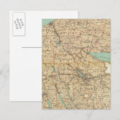 Carte Postale Comtés d'Oswego, Cayuga, Onondaga (Devant / Derrière)