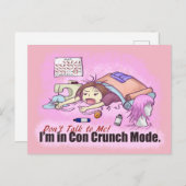 Carte Postale Con Crunch (Devant / Derrière)