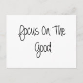 Carte Postale Concentrez-Vous Sur Le Bon Devis (Devant)