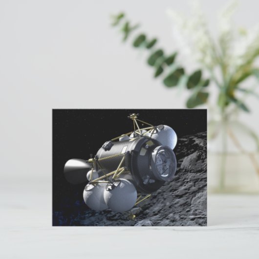 Carte Postale Concept Art de Altair Lunar Lander en Orbit (Debout devant)