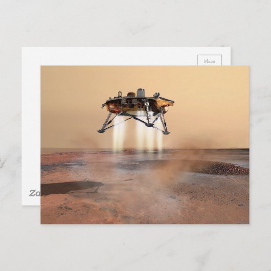 Carte Postale Concept Art du Phoenix Mars Lander (Devant / Derrière)