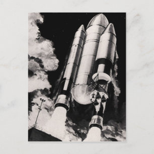 Carte Postale Concept artistique de véhicule de lancement de la