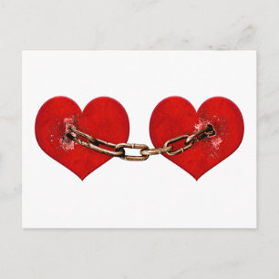 Carte Postale Concept d'amour indestructible